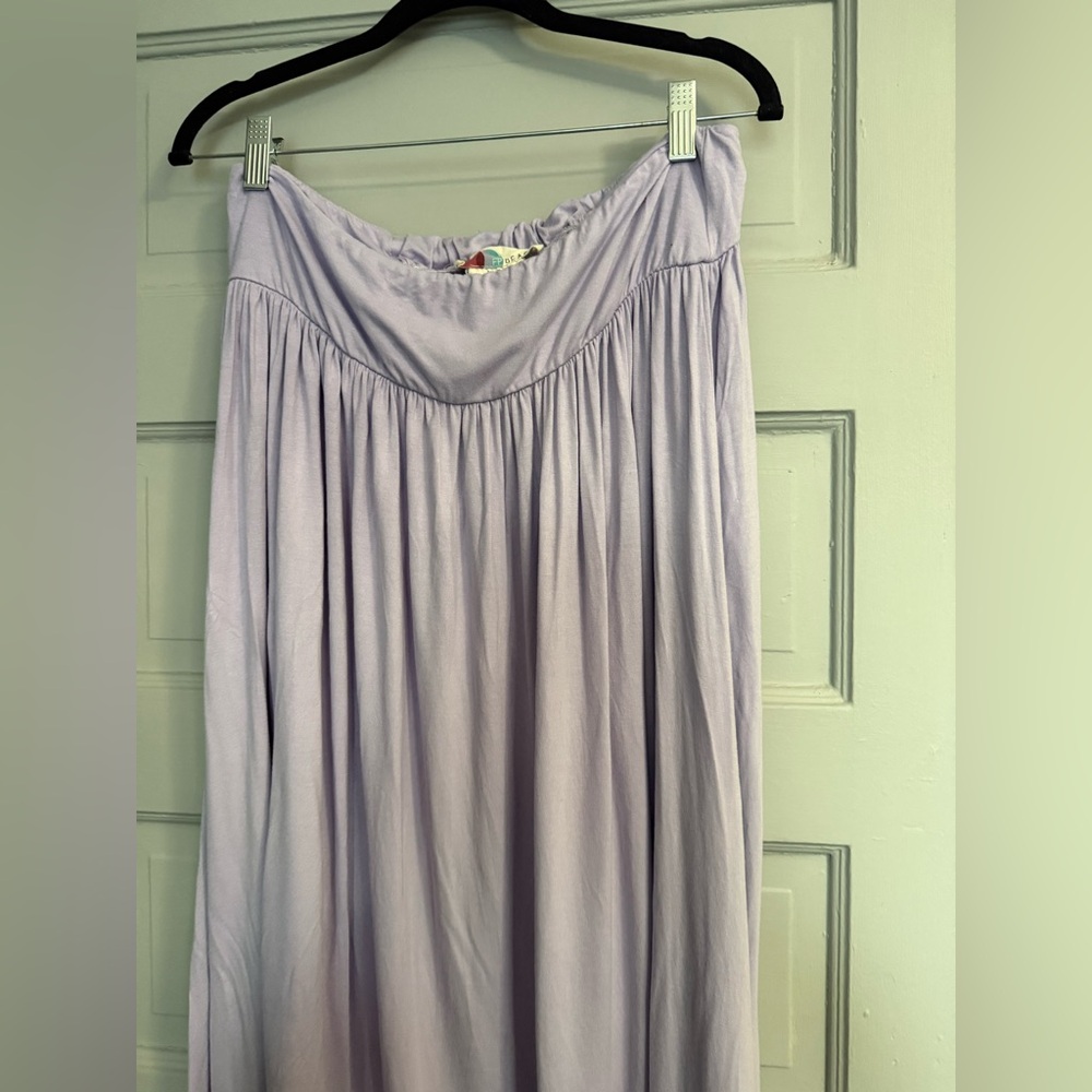 Free People Beach Serenity Purple set top and skirt Size XL - Picture 5 of 11